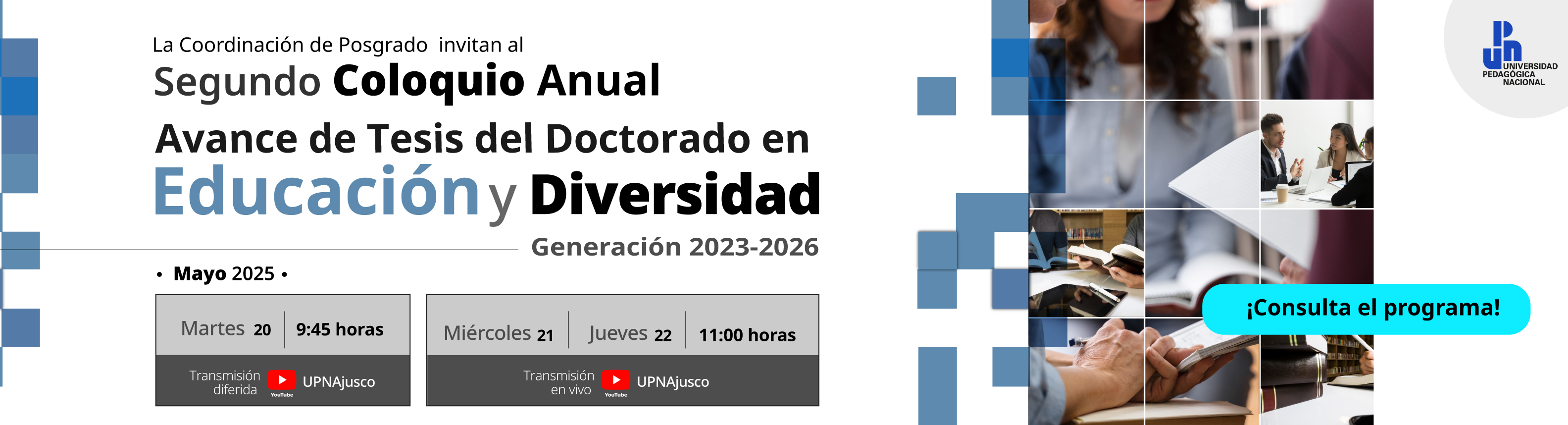 2do. Coloquio Anual de Avances de Tesis. Generación 2023-2026